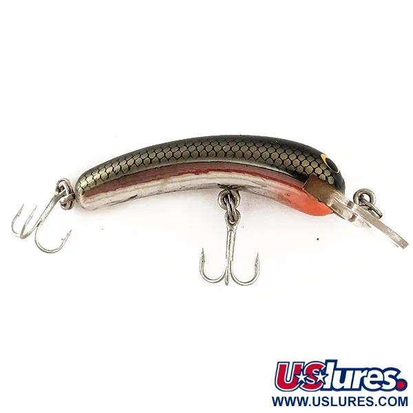 Bagley Smoo #2 Señuelo, Negro-Oro, 7g, Diseño Vintage, #11388