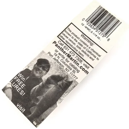 Panther Martin Weed Wing Cucharilla Antialgas, Plata, 14g, #11396