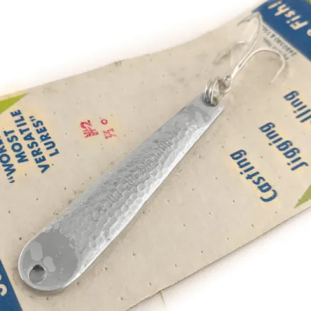 Hopkins No=Eql Cucharilla, Níquel martillado, 14g, Acero Inox, #11401