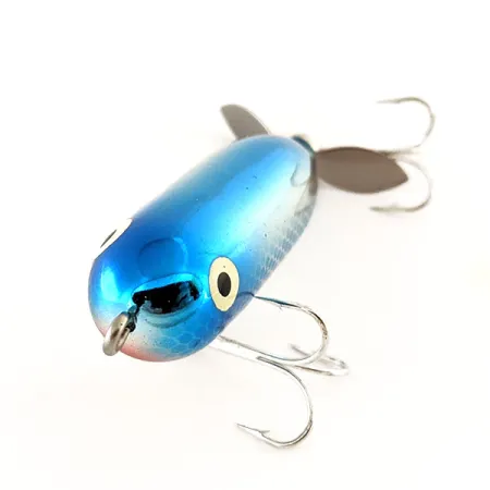 Heddon Baby Torpedo Señuelo Superficie, Plata / Azul, 7g, Hélice, #11402