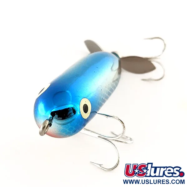 Heddon Baby Torpedo Señuelo Superficie, Plata / Azul, 7g, Hélice, #11402