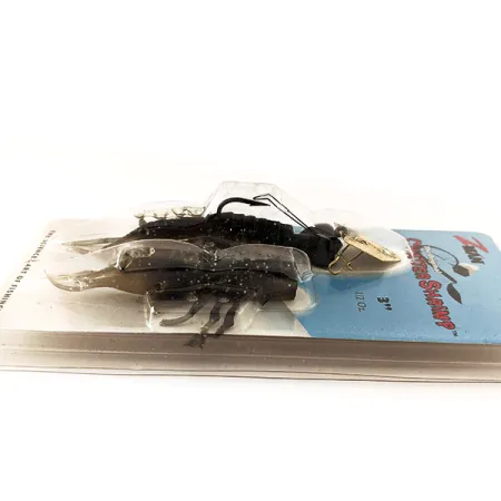 Z-Man Chatter Shrimp Chatterbait, Negro / Purpurina, 14g, Anti-algas, #11403
