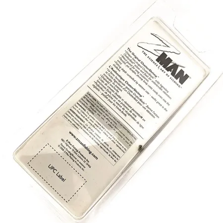 Z-Man Chatter Shrimp Chatterbait, Negro / Glitter, 14g, Antialgas, #11419