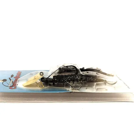 Z-Man Chatter Shrimp Chatterbait, Negro / Glitter, 14g, Antialgas, #11419