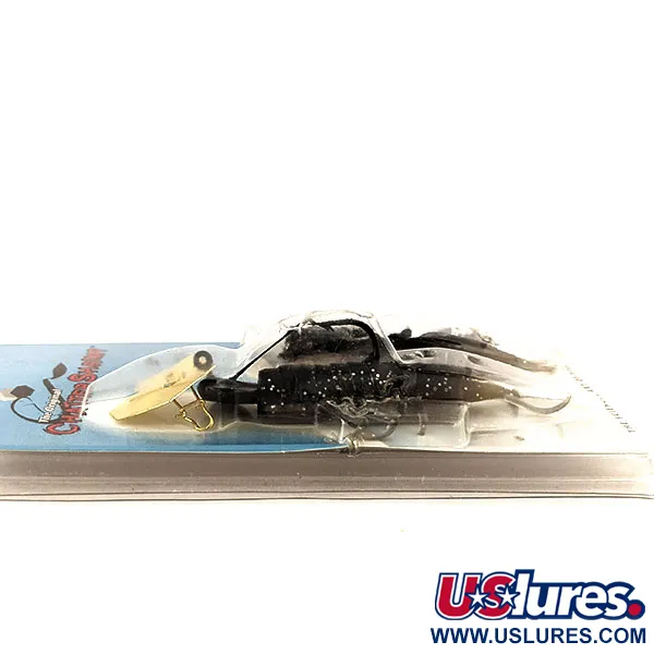 Z-Man Chatter Shrimp Chatterbait, Negro / Glitter, 14g, Antialgas, #11419