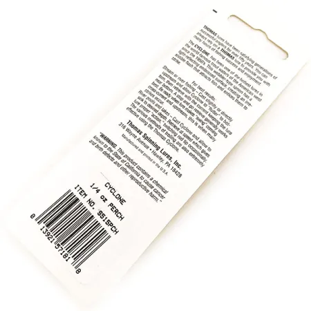 Thomas Cyclone, 7g Perca, Cucharilla de Pesca #20307