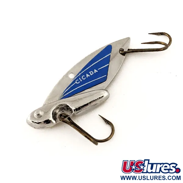 Reef Runner Cicada Blade Bait, Níquel/Azul, 6g, EE.UU., #11428
