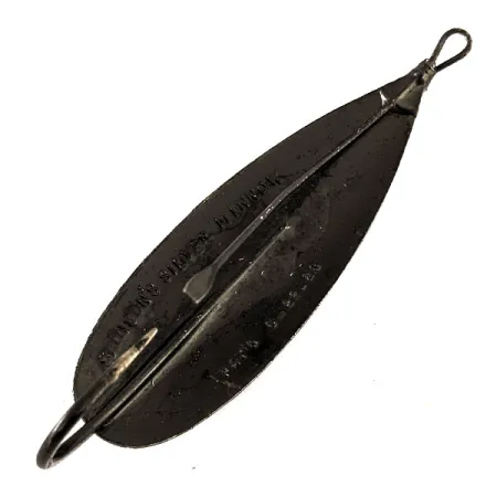Johnson Silver Minnow Weedless, Negro, 21g, Cucharilla, #11431