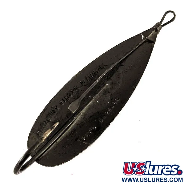 Johnson Silver Minnow Weedless, Negro, 21g, Cucharilla, #11431