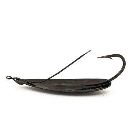Johnson Silver Minnow Weedless, Negro, 21g, Cucharilla, #11431