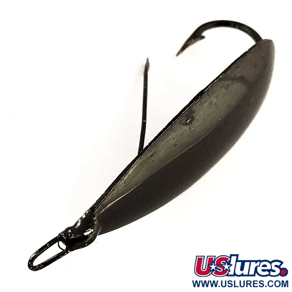 Johnson Silver Minnow Weedless, Negro, 21g, Cucharilla, #11431