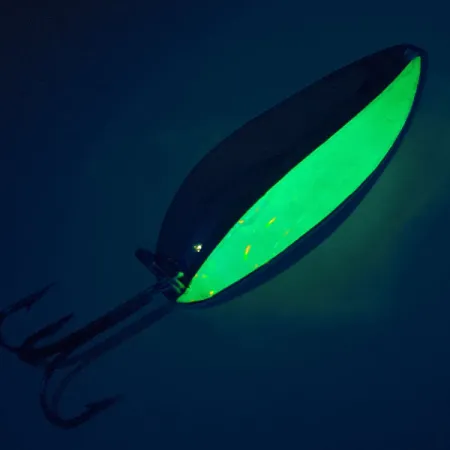 TODDCO Main liner UV Cucharilla, Níquel / Verde, 21g, UV Glow, #11434