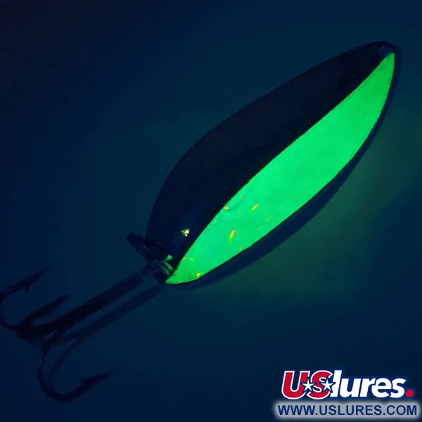 TODDCO Main liner UV Cucharilla, Níquel / Verde, 21g, UV Glow, #11434