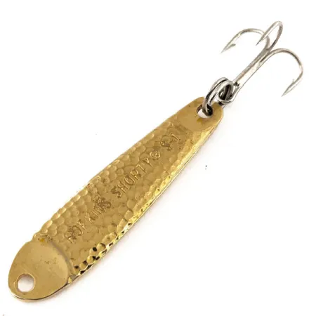 Hopkins s1 Jig Lure Cucharilla, Oro martillado, 9g, Acero inox, #11442