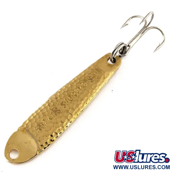 Hopkins s1 Jig Lure Cucharilla, Oro martillado, 9g, Acero inox, #11442