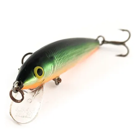 Rapala Husky Jerk 10 Señuelo, Oro/Verde, 10g, Suspendido, #11517