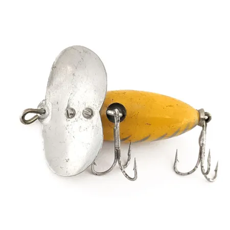 Kmart Kresge #304 Señuelo Superficie, Amarillo, 6g, Pala Metal, #11522