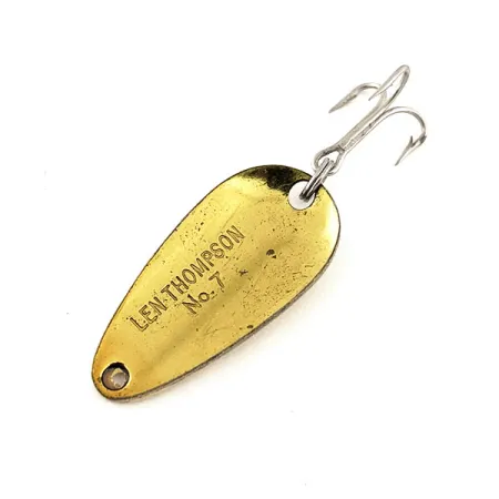 Len Thompson #7 Cucharilla, Five of Diamonds, 5g, Latón Brillo, #11533