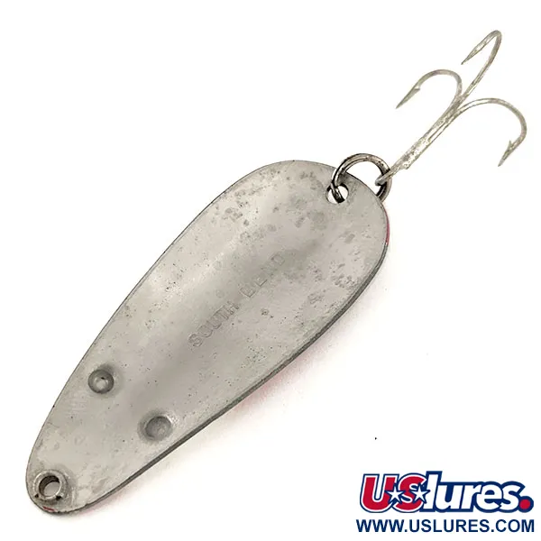 South Bend Mouse Cucharilla, Rojo / Blanco / Níquel, 16g, Vintage, #11540