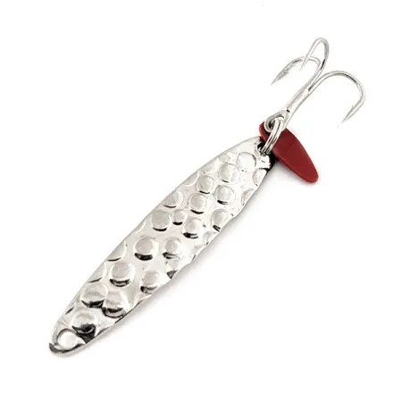 Bay de Noc Swedish Pimple 3 Cucharilla, Níquel martilleado, 6g, #11563