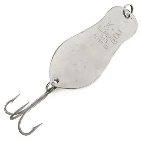 K-B Bait K-B Spoon 2 Superior Cucharilla, Níquel, 14g, Vintage, #11564