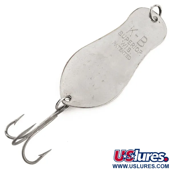 K-B Bait K-B Spoon 2 Superior Cucharilla, Níquel, 14g, Vintage, #11564