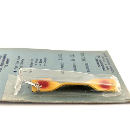 Holt lures Vintage Cucharilla, Amarillo-Rojo, 7g, Chrome Products Co, #11567
