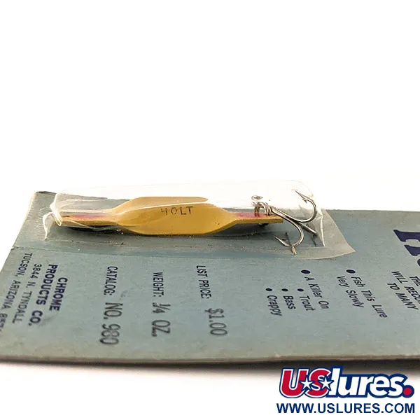 Holt lures Vintage Cucharilla, Amarillo-Rojo, 7g, Chrome Products Co, #11567