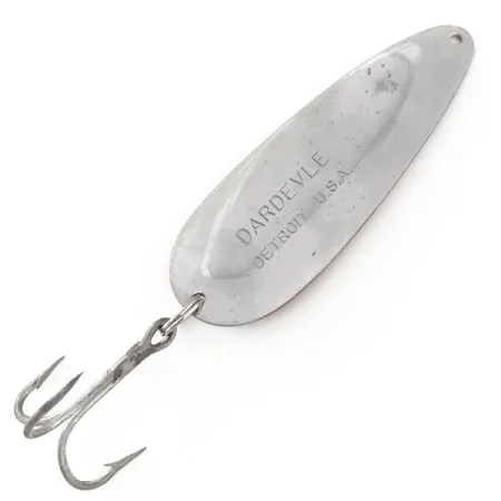 Dardevle Cucharilla, Rojo/Blanco/Níquel, 28g, Diseño icónico, #11582