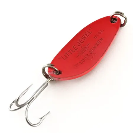 Luhr Jensen Little Jewel UV Cucharilla, Rojo, 7g, Acción UV, #11626