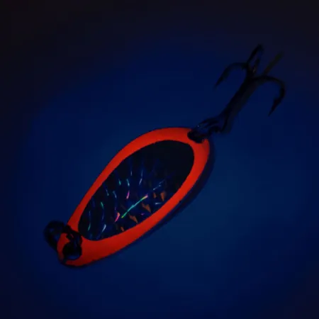 Luhr Jensen Little Jewel UV Cucharilla, Rojo, 7g, Acción UV, #11626