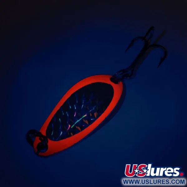 Luhr Jensen Little Jewel UV Cucharilla, Rojo, 7g, Acción UV, #11626