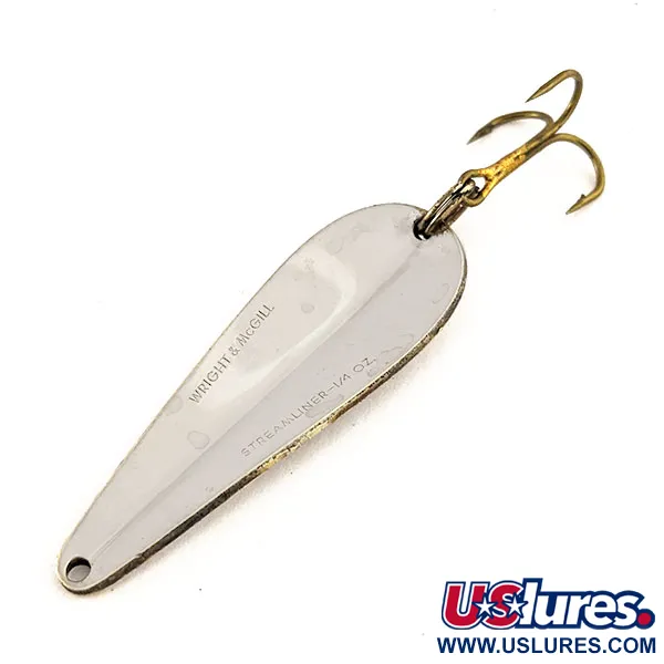 Wright & McGill Streamliner Cucharilla, Níquel, 7g, Vintage, #11641