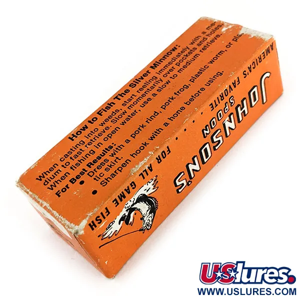 Weedless Johnson Silver Minnow Cucharilla, Oro, 21g, chapada, #11648