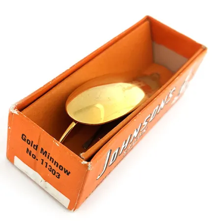 Weedless Johnson Silver Minnow Cucharilla, Oro, 21g, chapada, #11648