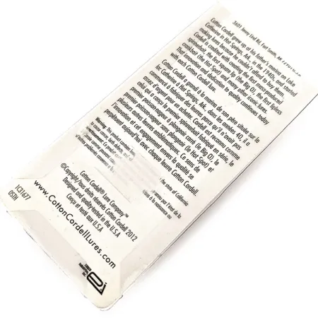 Cotton Cordell TH Spot Lipless, Red Crawdad, 14g, Sonajero, #11697