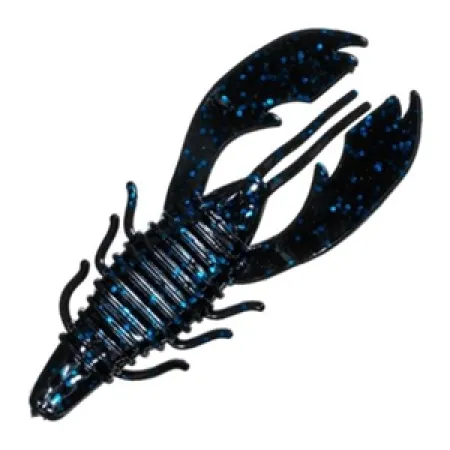 Berkley Havoc Craw Fatty Vinilo, Black Blue Fleck, 10cm, #11701