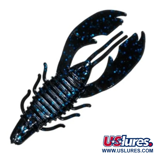 Berkley Havoc Craw Fatty Vinilo, Black Blue Fleck, 10cm, #11699