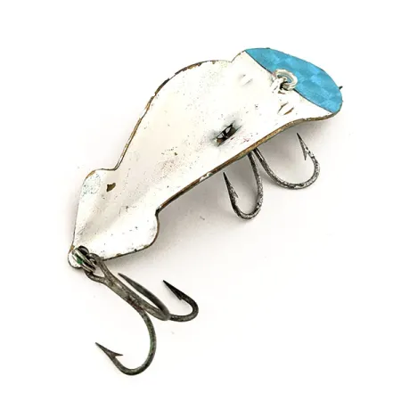 Buck Perry Spoonplug, 10g, Blanco / Verde / Azul Claro, Cucharilla #11700