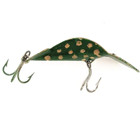 Buck Perry Spoonplug, 10g, Blanco / Verde / Azul Claro, Cucharilla #11700