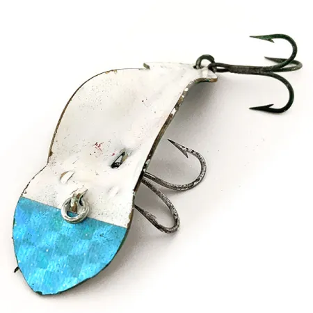 Buck Perry Spoonplug, 10g, Blanco / Verde / Azul Claro, Cucharilla #11700