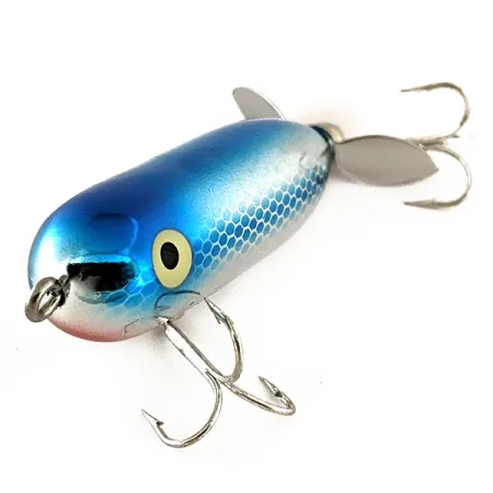 Heddon Baby Torpedo Señuelo Superficie, Azul Plata, 7g, Hélice, #11712