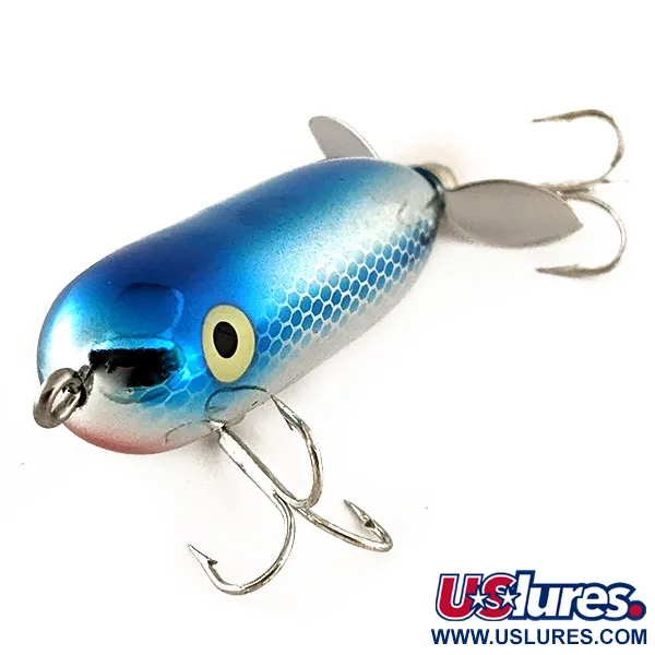 Heddon Baby Torpedo Señuelo Superficie, Azul Plata, 7g, Hélice, #11712