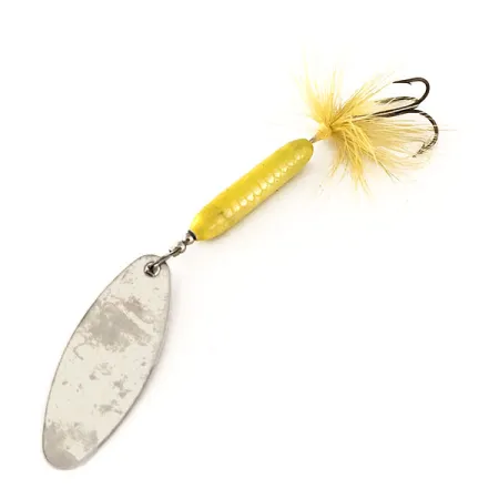 Worden’s Original Rooster Tail 5 Cucharilla, Plata / Amarillo, 12g, #11714