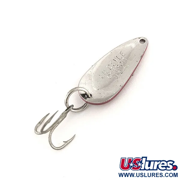 Dardevle Lildevle Cucharilla, Rojo/Blanco/Níquel, 3,4g, Vintage, #11721