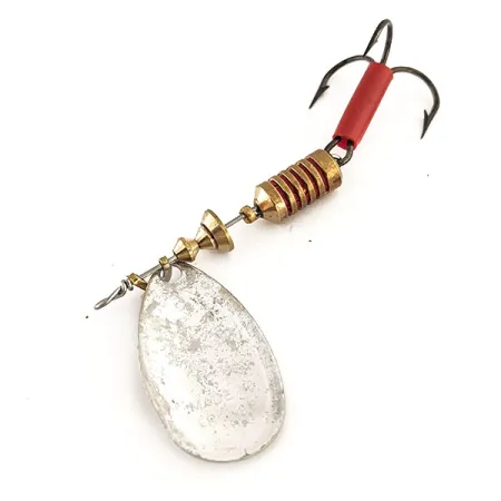 Mepps Aglia 3 Cucharilla, Plata, 7g, Funda Roja, #11734