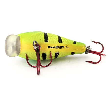 Mann's Baby 1- Crankbait, Fire Tiger, 7g, Babero Cuadrado, #11738