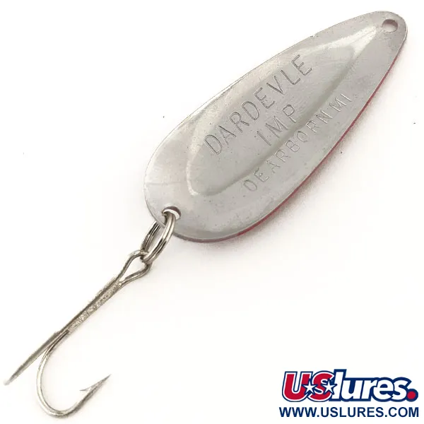 Eppinger Dardevle Imp Cucharilla, Rojo/Blanco/Níquel, 11g, #11753