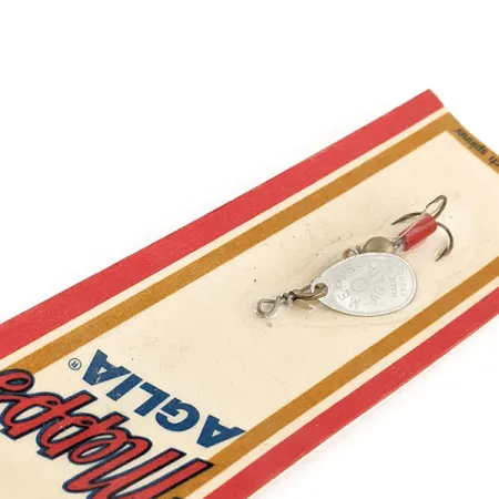 Mepps Aglia 0 Cucharilla, Plata, 2.5g, Tubo Rojo, #11761