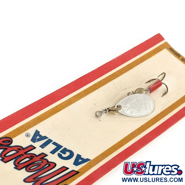 Mepps Aglia 0 Cucharilla, Plata, 2.5g, Tubo Rojo, #11761